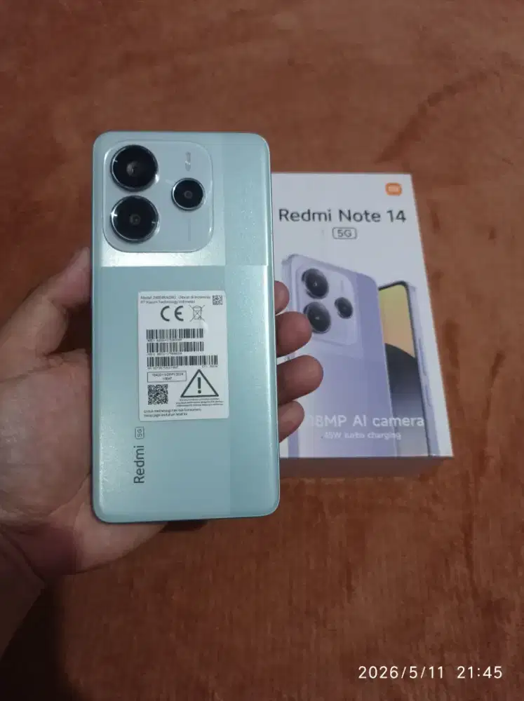 BISMILLAH REDMI NOTE 14 5G RAM 8/256 FULLSET MULUS