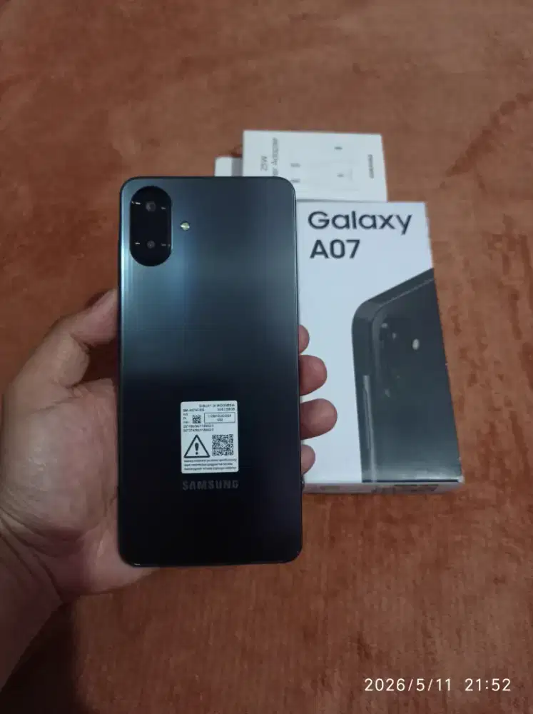 BISMILLAH SAMSUNG A07 4G RAM 8/256 FULLSET MULUS