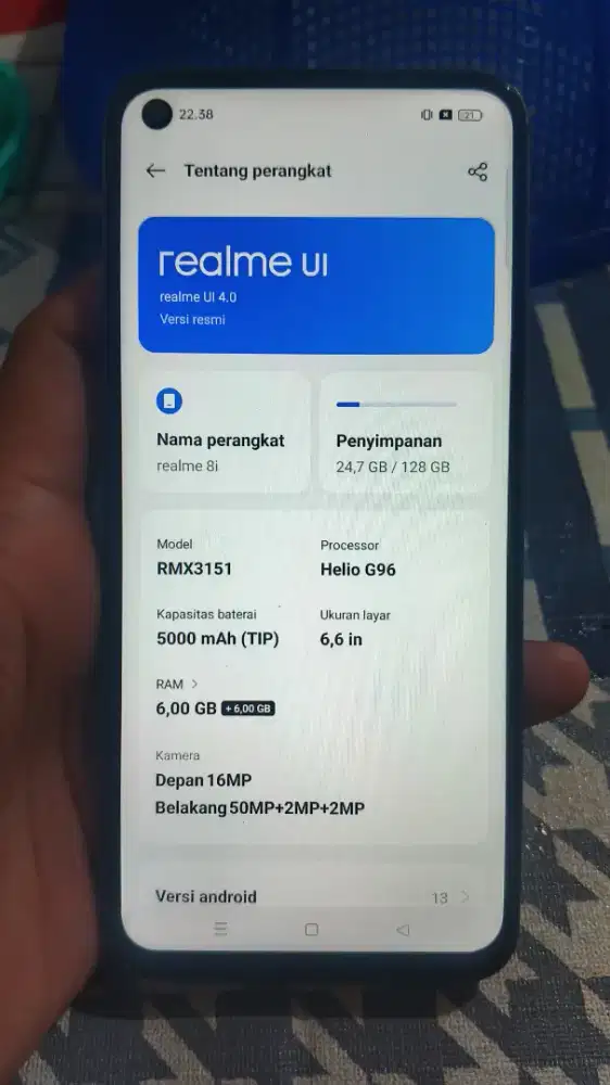 Realme 8i 6+6/128GB