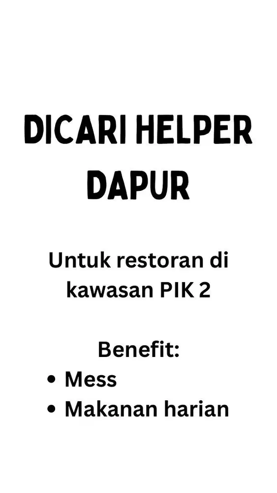 DICARI KITCHEN HELPER