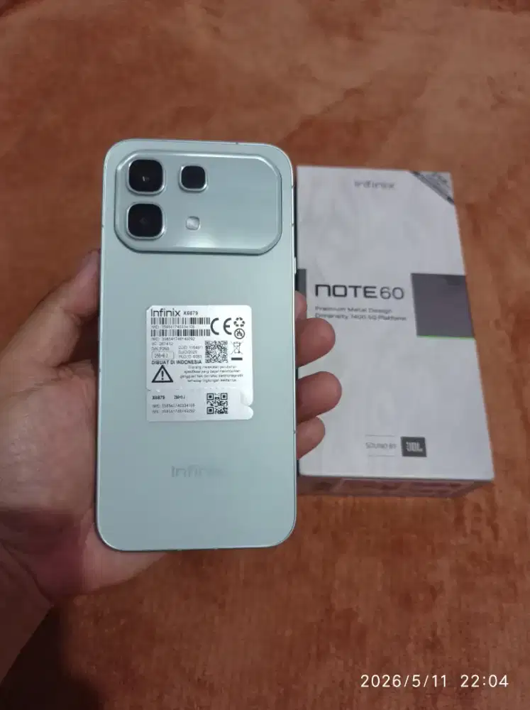 BISMILLAH INFINIX NOTE 60 5G RAM 8/256 FULLSET MULUS