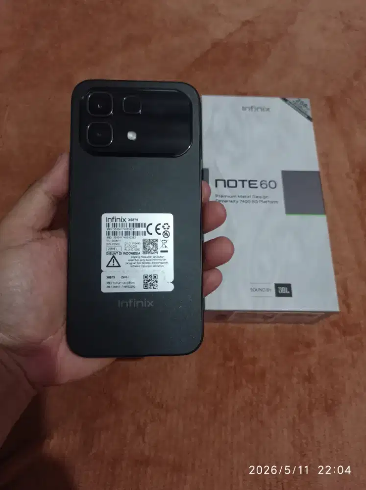 BISMILLAH INFINIX NOTE 60 5G 8/256 FULLSET MULUS