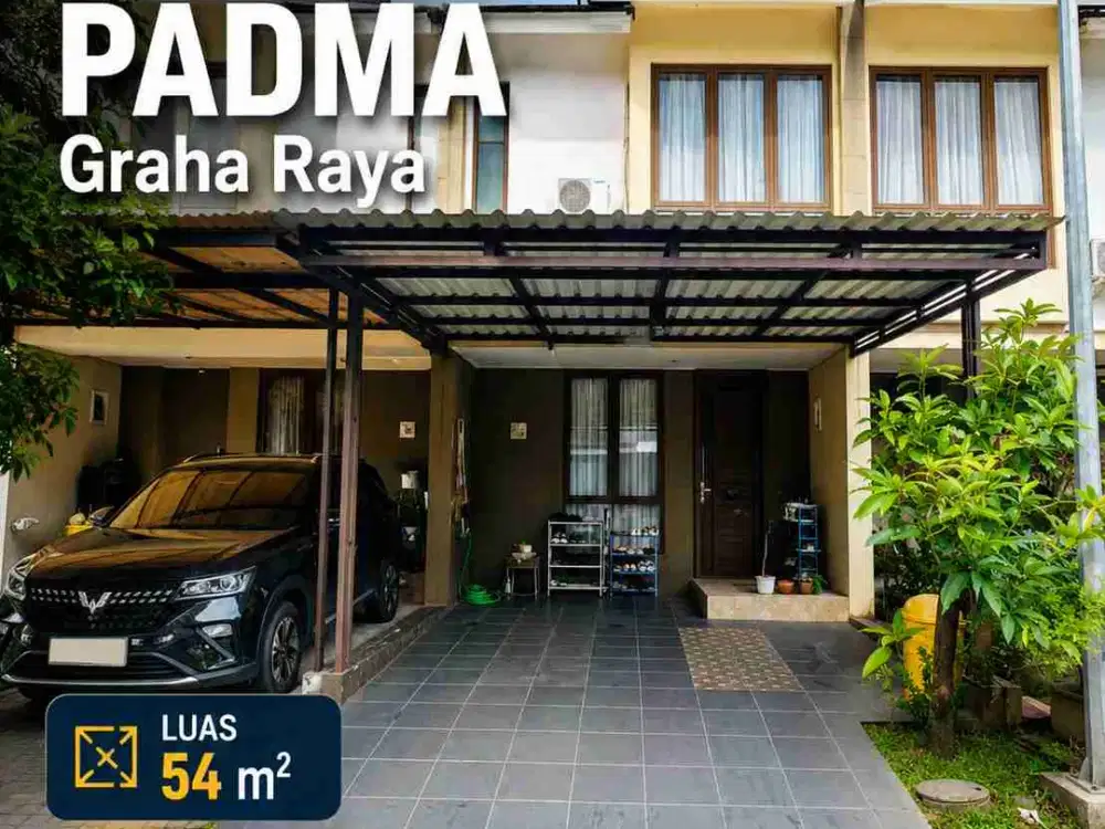 DIJUAL RUMAH SIAP HUNI di Cluster Padma, Graha Raya