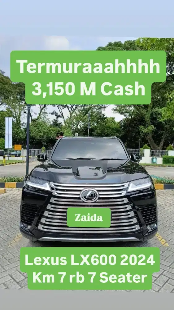 LEXUS LX600 7 SEATER 2024