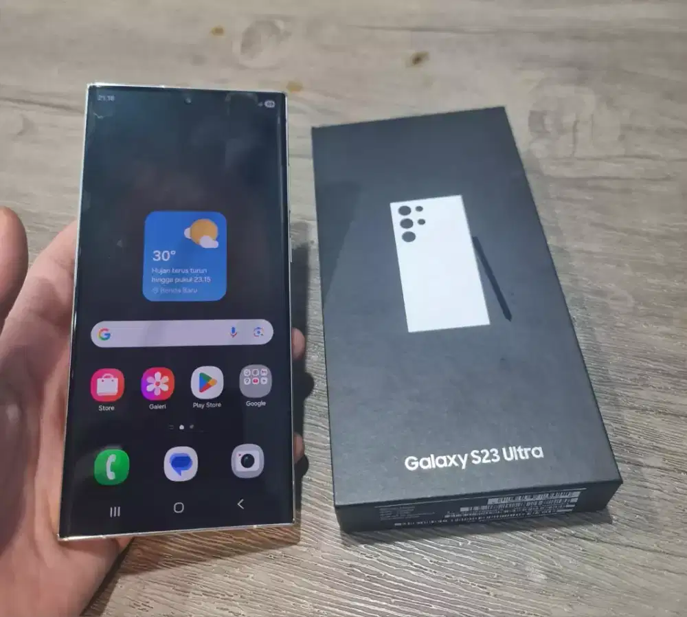 SAMSUNG S23 ULTRA 5G RAM 12/256 GB SEIN NORMAL FULLSHET ORIGINAL