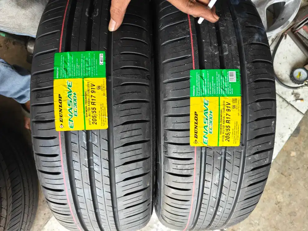 Jual ban baru mrek Dunlop enasave ec 300 ukuran 205 55 R17 nik 2026