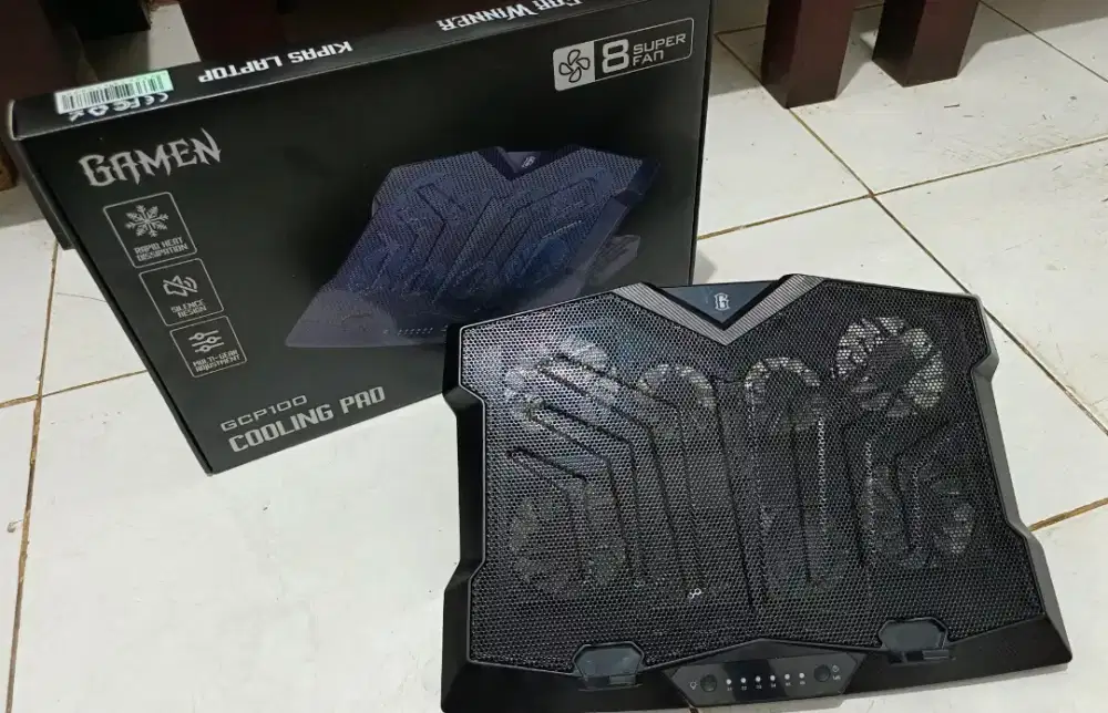 Cooling pad 8 kipas Mulus 99%