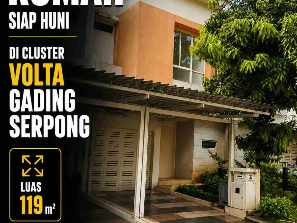 Sewa Rumah di Cluster Volta Gading Serpong