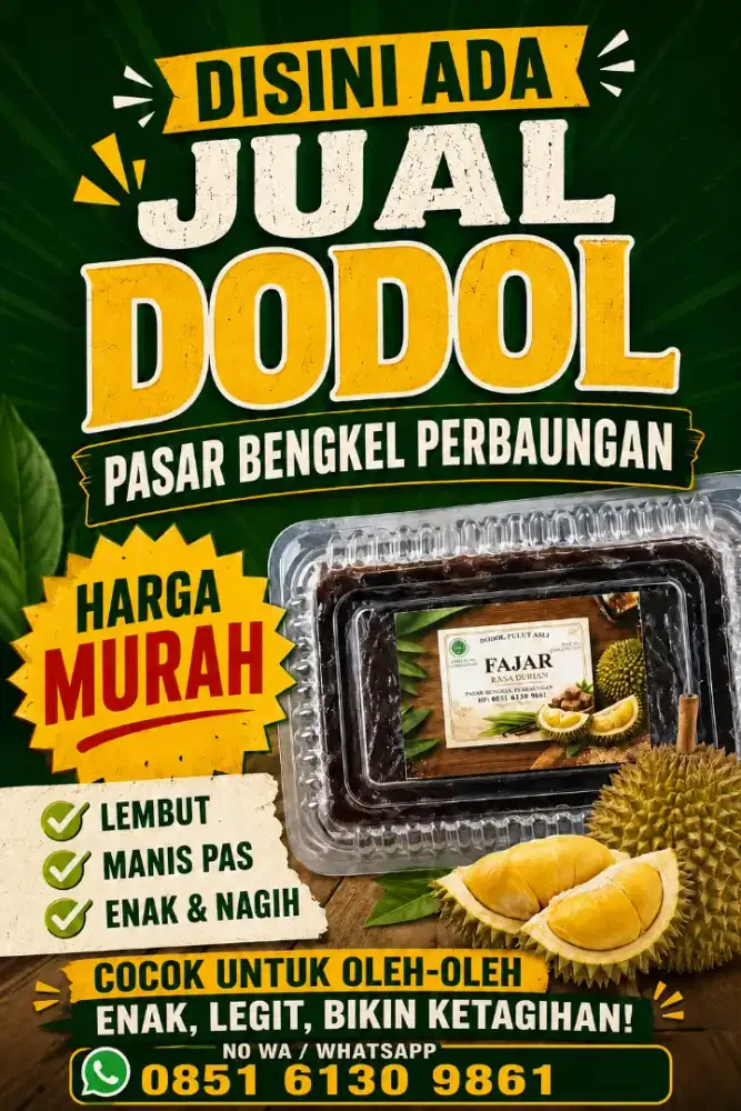 DODOL PASAR BENGKEL PERBAUNGAN