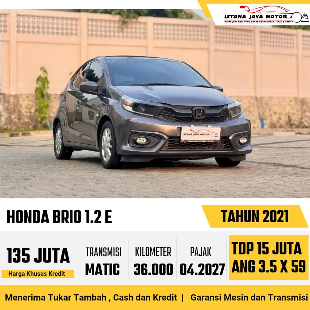 HONDA BRIO 1.2 E 2021