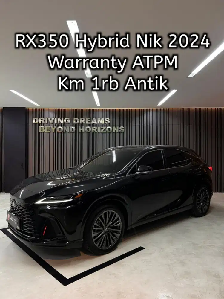 Lexus RX350H 2025 Km1rb Hitam RX350 Hybrid Nik 2024 B2534TJB