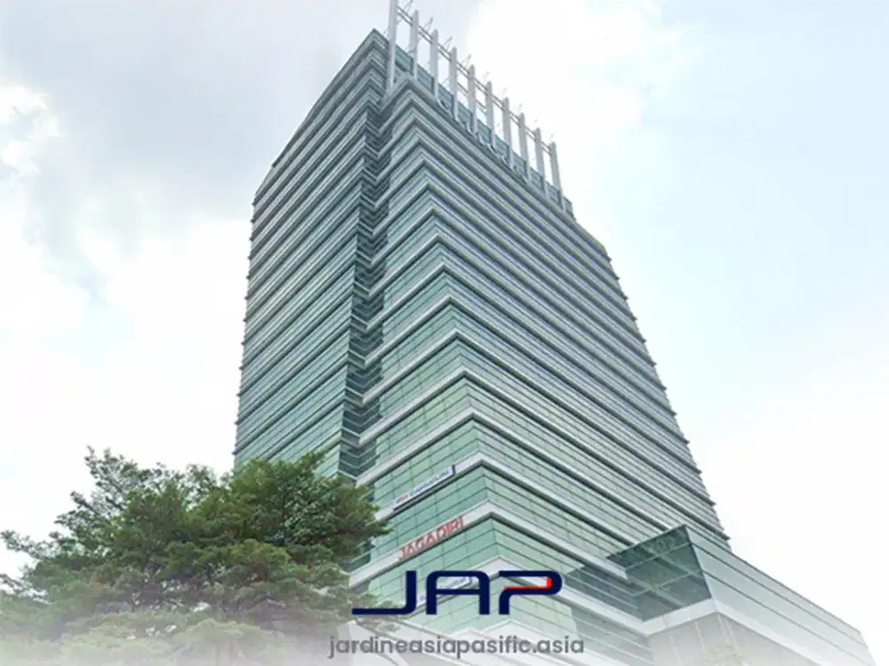 Kantor Area Palmerah di Menara Citicon Luas 191 Sqm Bare dekat KRL