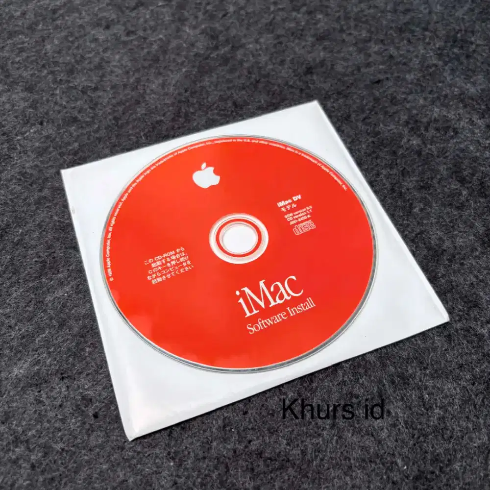 iMac Software Install CD mac os 8.6 1999 - apple collection