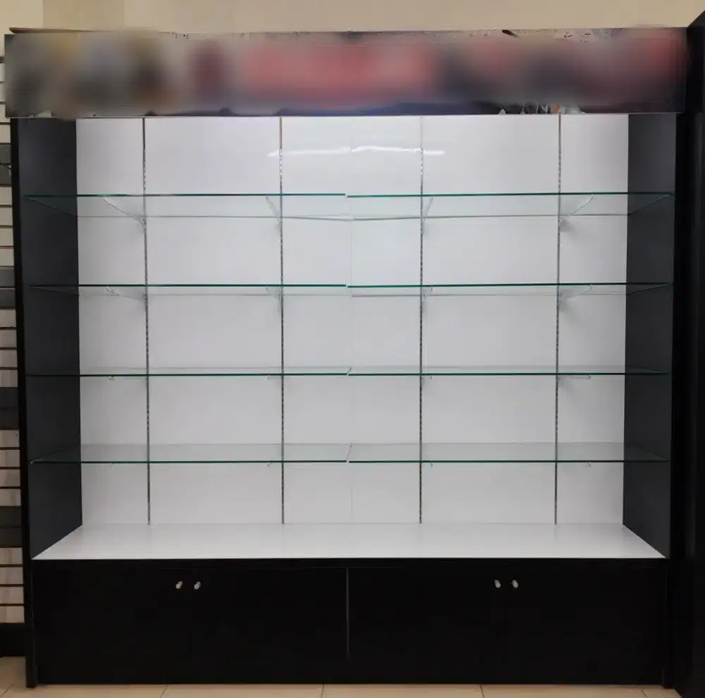 Rak, etalase, lemari pajangan, display