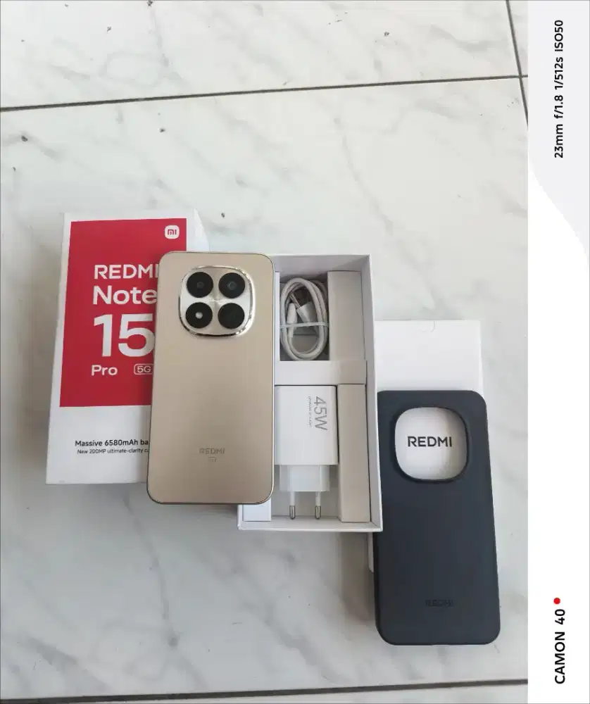 Redmi note 15 pro 8/256 fullset, minus lecet setitik sesuai foto,