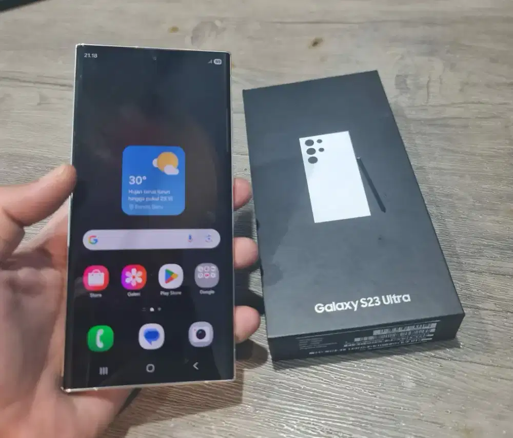 SAMSUNG S23 ULTRA 5G RAM 12/256 GB SEIN NORMAL FULLSHET