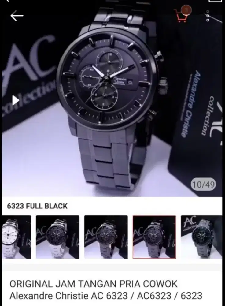 alexandre christie man full black
