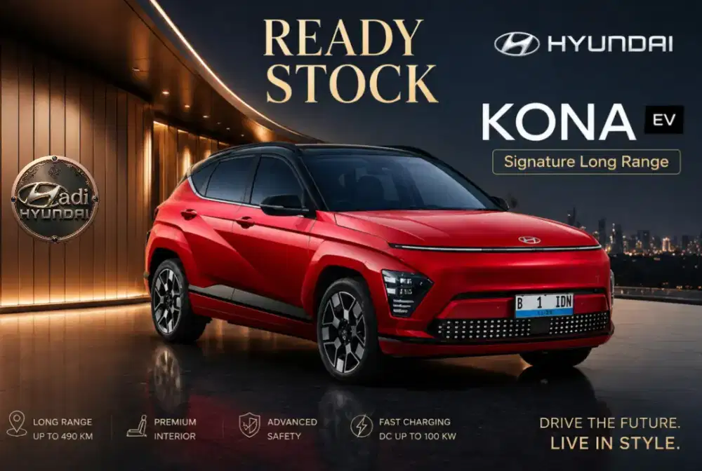 Hyundai kona prime signature long range listrik at mobil baru 2026