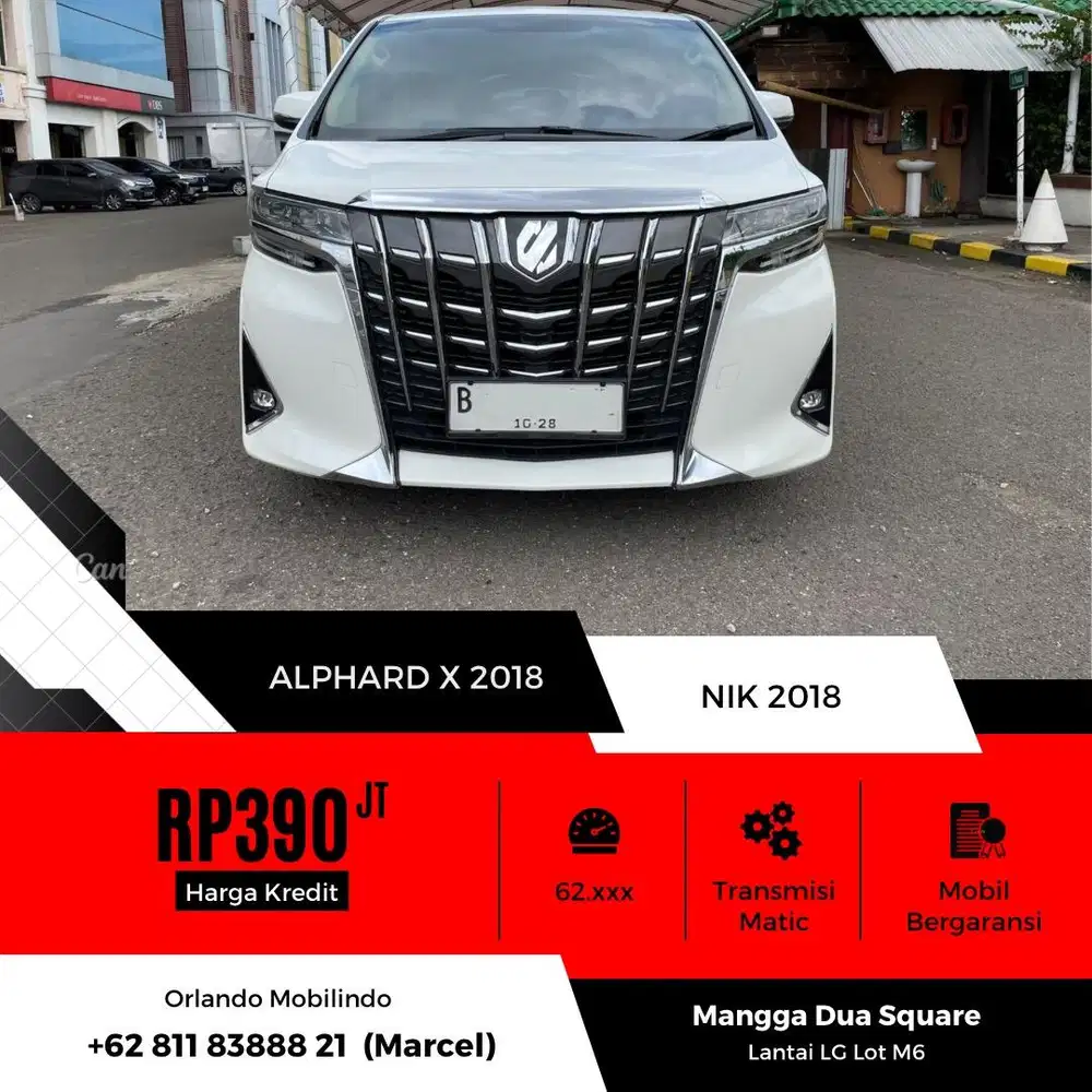 Toyota Alphard X 2.5 2018/2019