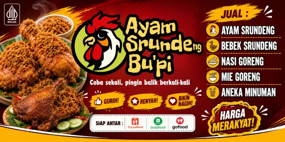 Dibutuhkan Pegawai untuk jaga stand Ayam Srundeng Bu'pi UPN