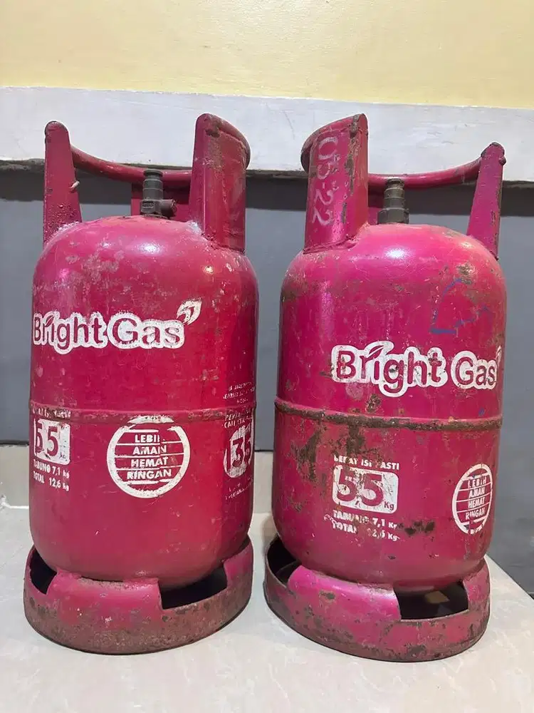 DI JUAL 2 PCS TABUNG BRIGHT GAS 5.5 KG