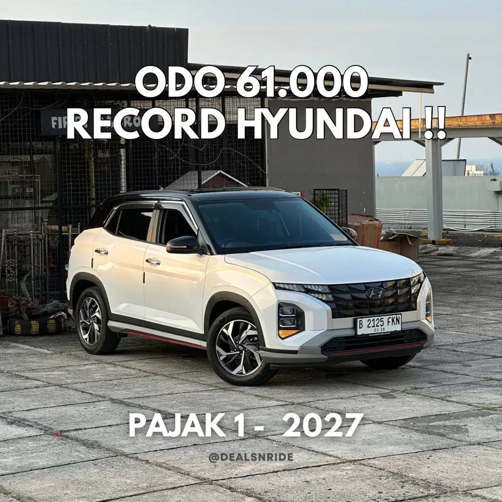 ODO 61.000 ANTIKK !! PAJAK 1/2027 HYUNDAI CRETA PRIME TWO TONE 2022