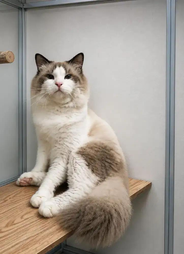 Kucing ragdoll jantan minus dkit