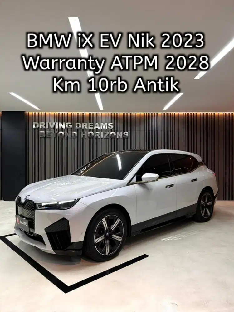BMW iX EV xDrive40 2024 Putih Full Electric Nik 2023 Km10rb