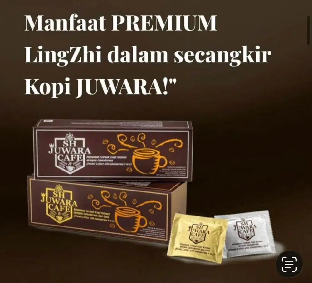 Kopi juwara (jamur lingzhi) ganoderma