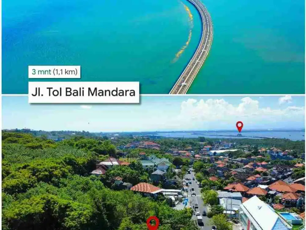 Tanah Komersial Full View Laut di Siligita Nusa Dua Bali