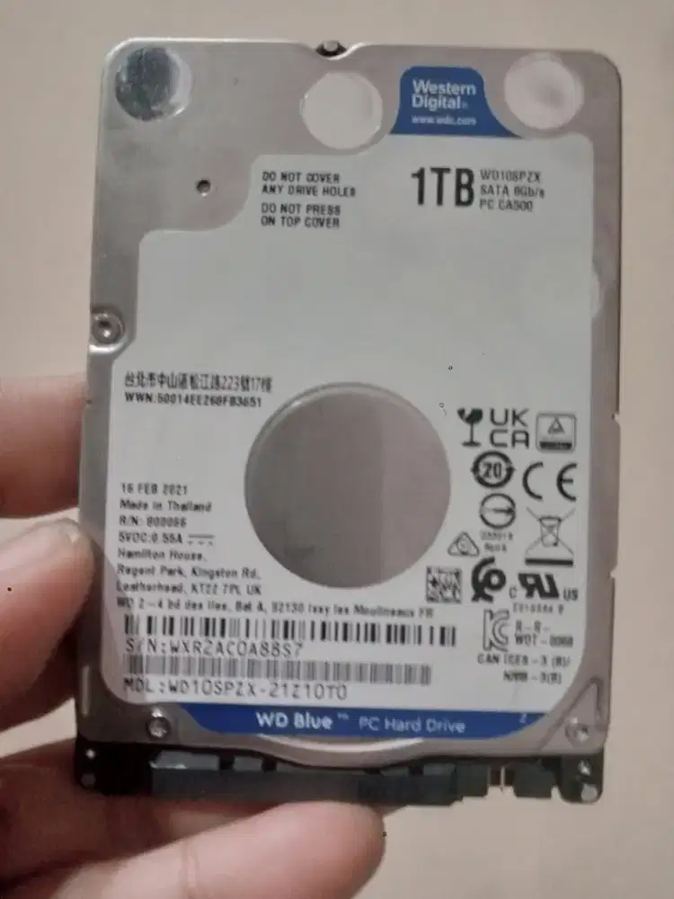 HDD laptop1 TB normal sentinel kesehatan 100 persen