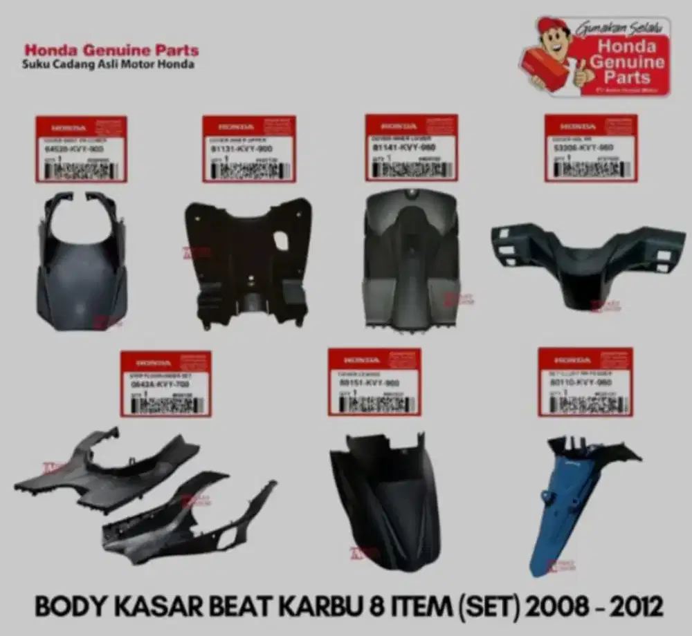 Paket body kasar Honda Beat Carbu