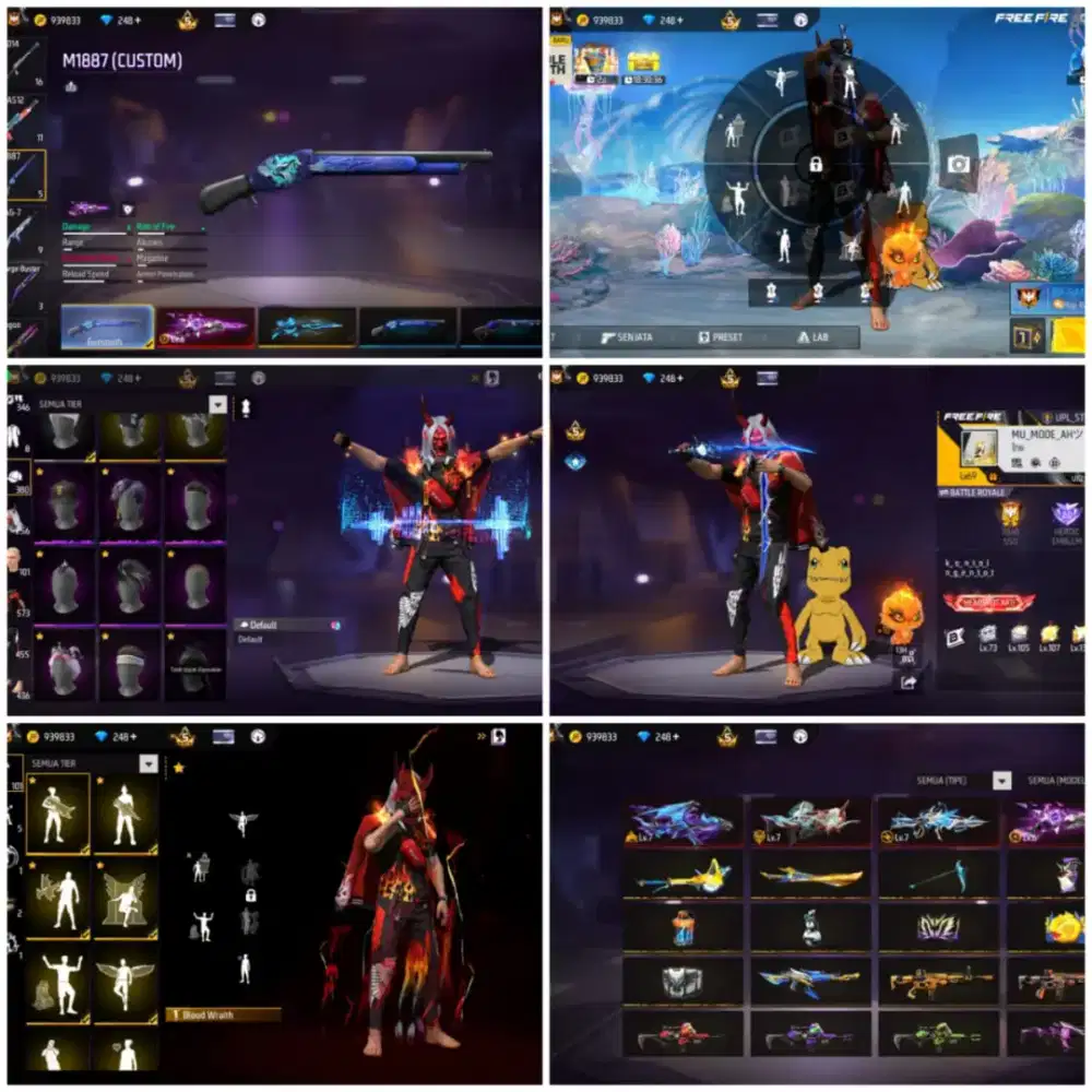 Akun free fire spek gagah