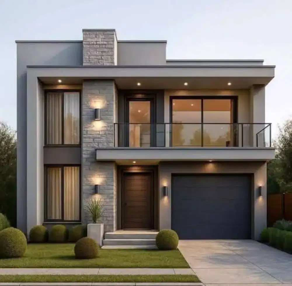 RUMAH, VILLA MINIMALIS MODERN, BANGUN BARU atau renovasi!