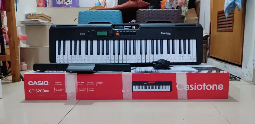 Casio CTS200 hitam bekas lengkap