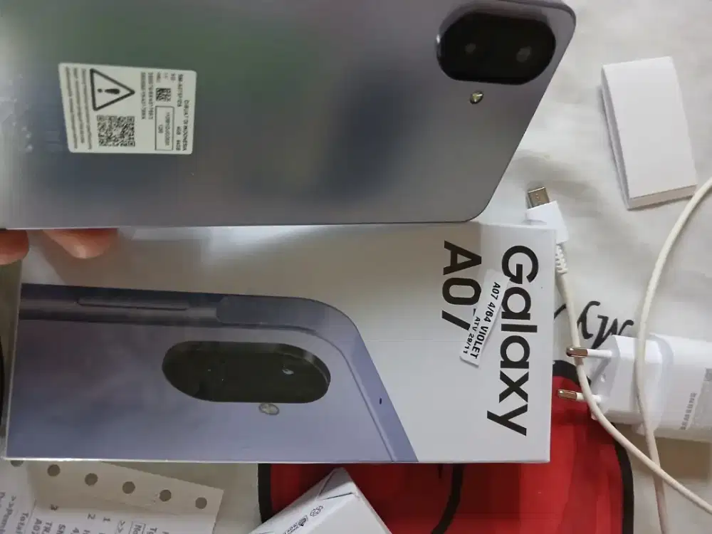Samsung A07 ram 64gb Silver Blue barang Simpanan 98% like New