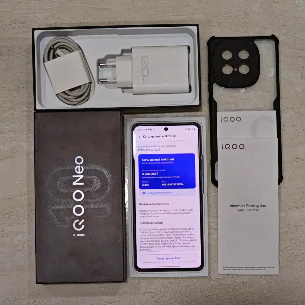IQOO NEO 10 12/256 Garansi Panjang