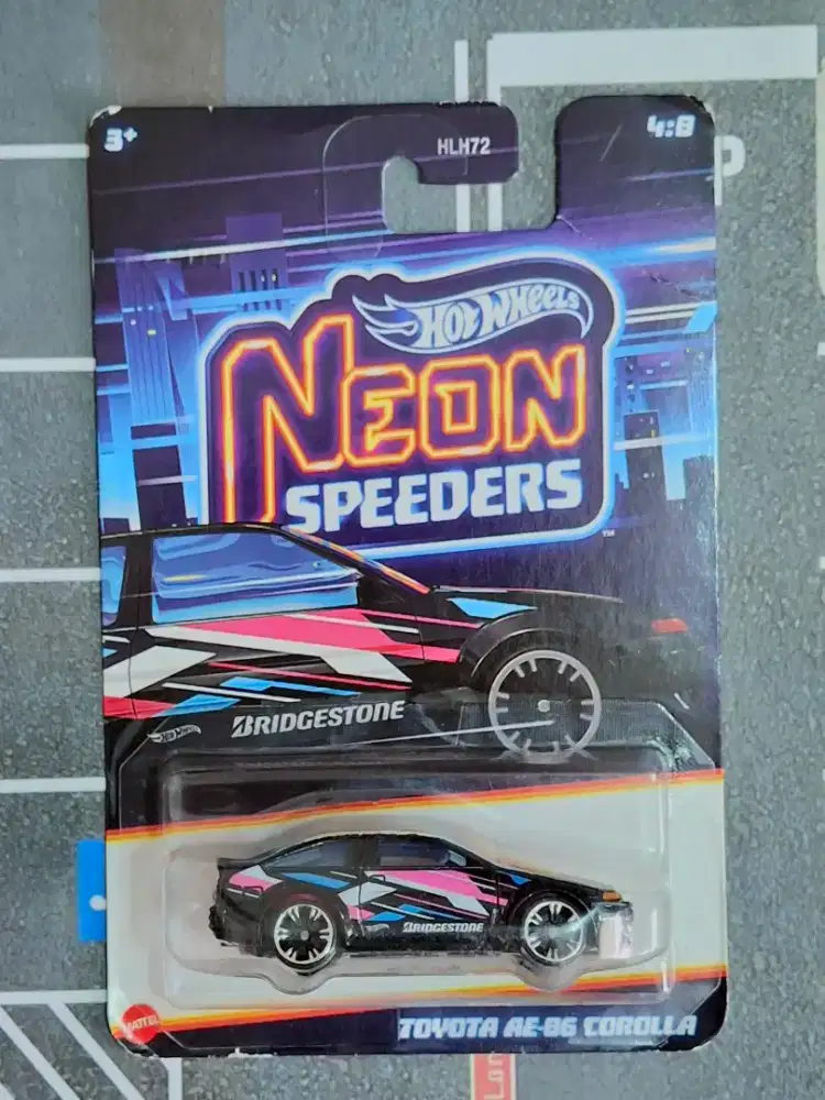 Hotwheels Toyota AE86 Neon Speeders Series (NEGO TIPIS)