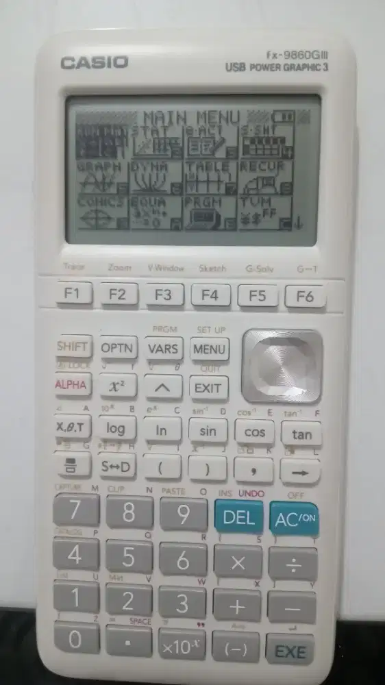Kalkulator Grafik Casio fx-9860GIII (Generasi Terbaru)-Mulus & Normal