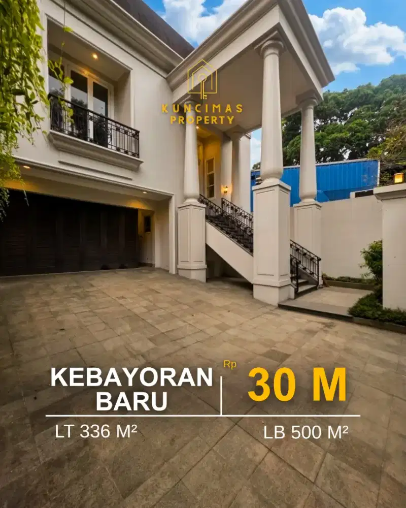Rumah dijual di Kebayoran baru lokasi terbaik