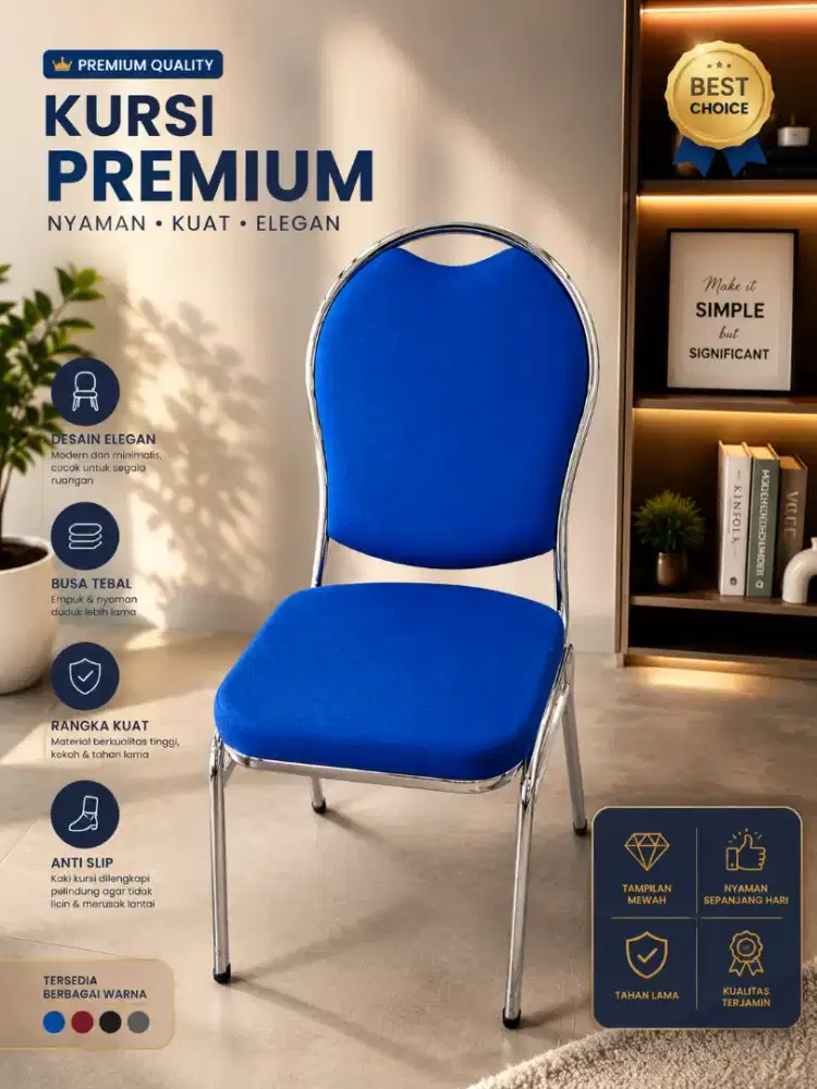 Kursi Cafe/Kantor Premium Ready Stock Harga Pabrik