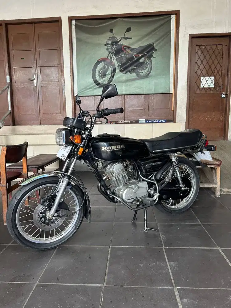 Honda GL100 CDI tahun 1995 upgrade blok seher ke Megapro 160