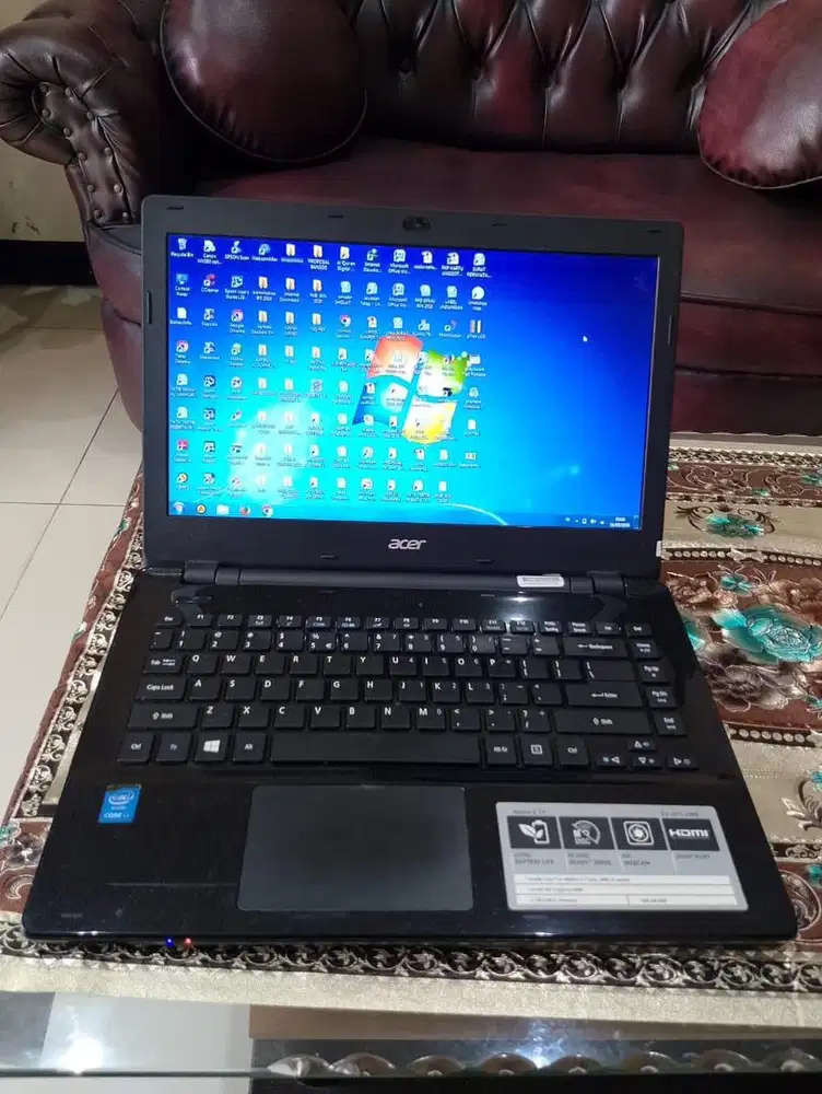Acer aspire e 14 Core i3 Gen4  Ram 4gb  Ssd 128gb 14 1.5