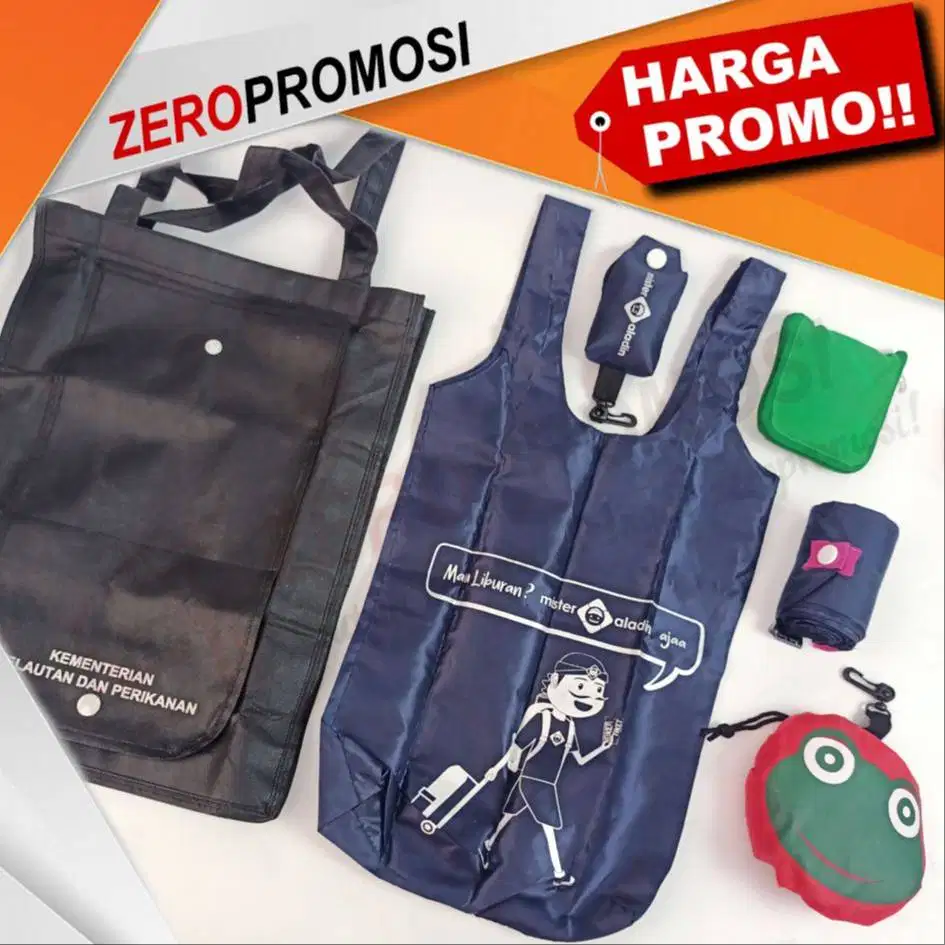 Tas Lipat Custom Logo – Souvenir Promosi Praktis untuk Event & Perusah