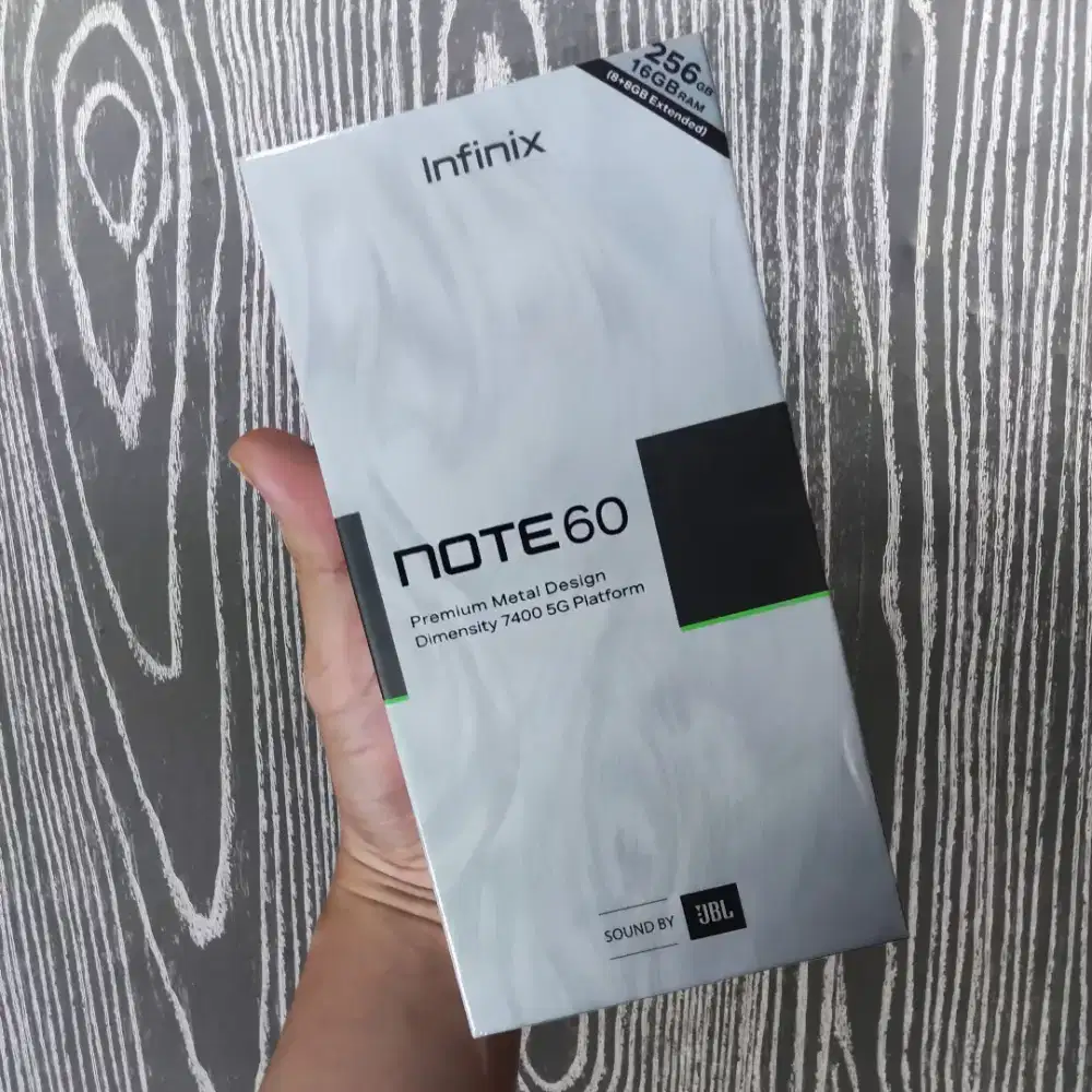 INFINIX NOTE 60 5G 8GB/256GB BARU SEGEL BOX GARANSI RESMI