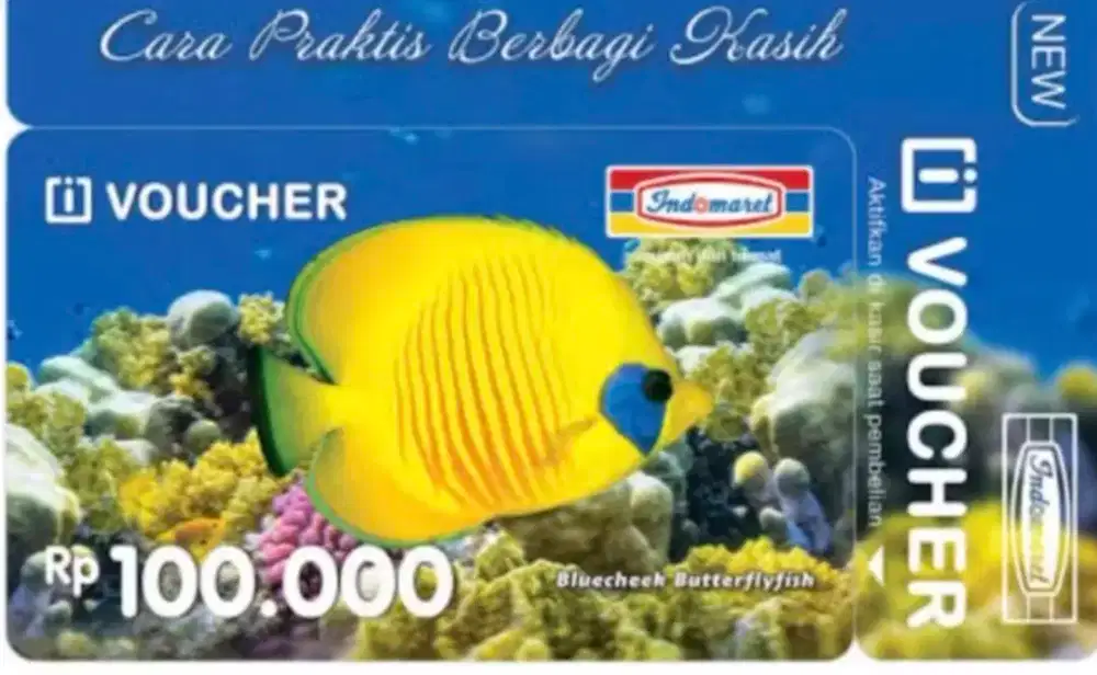 Voucher indomaret 4pcs @100rb