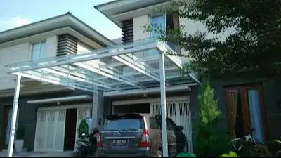 canopy kaca dan canopy solar flat
