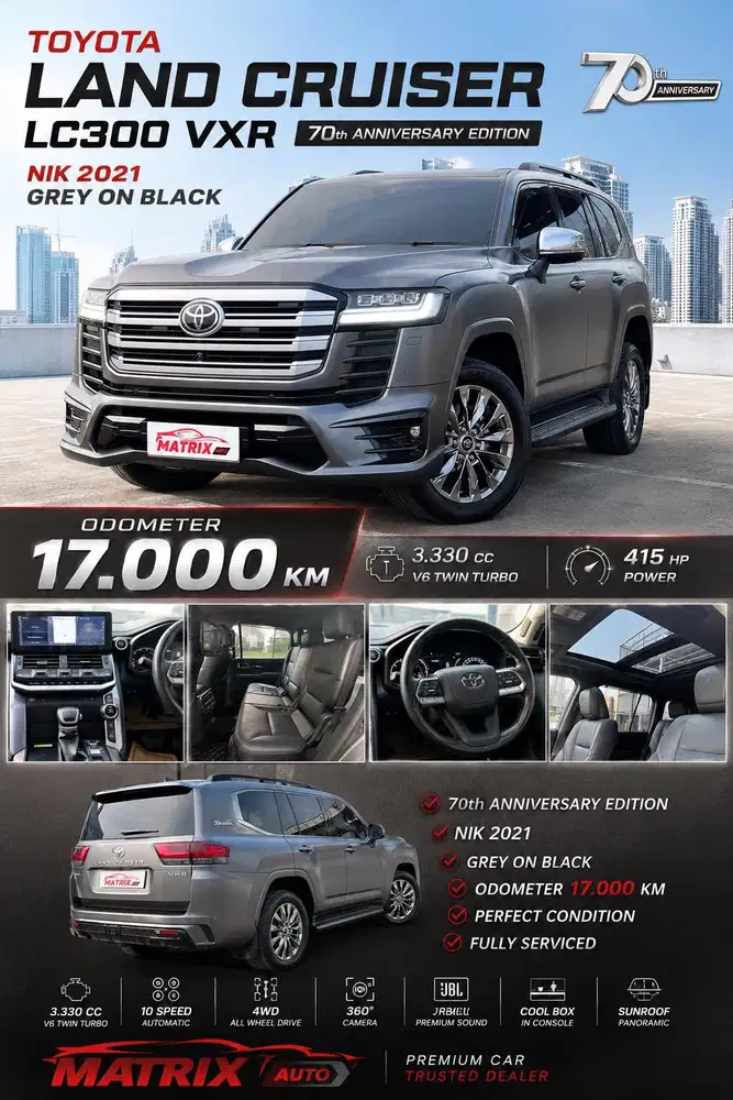 Toyota land cruiser Vxr300 2021! Landcruiser vxr300! VXR300 70th anniv