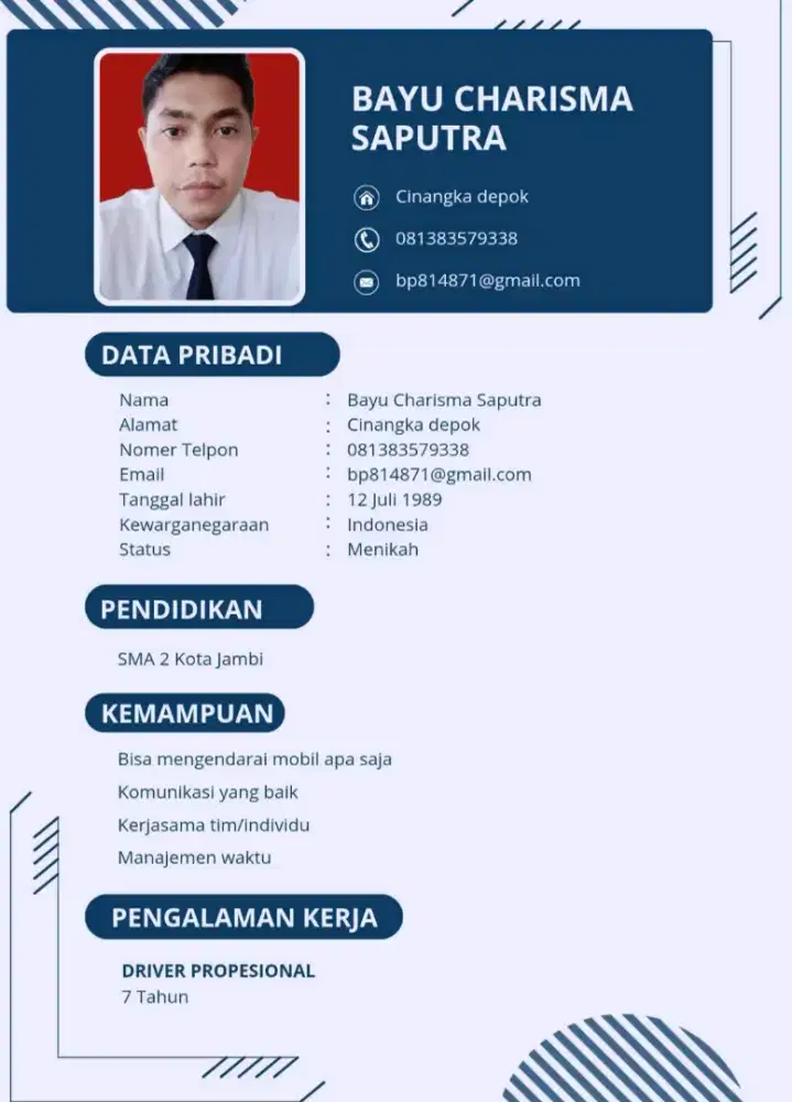 Driver pribadi dan asisten