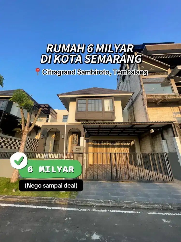 DI JUAL RUMAH BARU MEWAH DI CITRA GRAND CLUSTER BOULEVARD